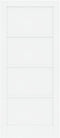 vidaXL - Interne - Deur - 'ORKDAL'Wit - 86x198,5x4 - cm - Massief - Vurenhout