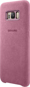 Samsung Galaxy S8+ - Alcantara Cover - Schokbestendig - Roze