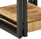 vidaXL - Nachtkastjes - 2 - stuks - 40x40x40 - cm - Massief - Mangohout