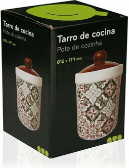 Tin Versa Groot Kastanjebruin Keuken Keramisch (12 x 17,1 x 12 cm)