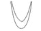 Silventi 980600527 Heli Twist collier - 2 mm - 40+5 cm - zwart