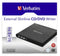 Externe Recorder Verbatim Slimline CD/DVD Zwart