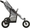 vidaXL - Kinderwagen - staal - lichtgrijs