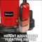 Einhell GE-DP 900 Cut - Elektrische Vuilwaterpomp - 900 W - 16.000 l/u - Snijsysteem voor vaste stoffen