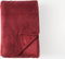 Dutch Decor - HARVEY - Plaid 150x200 cm - superzachte deken van fleece - Merlot - bordeaux rood - Mooie kwaliteit