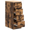 vidaXL - Garagekast - 30x51x85 - cm - massief - grenenhout - gerookt - eiken