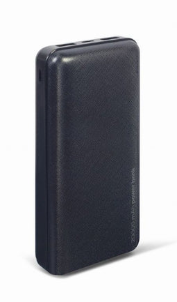 Gembird PB20-02 - Powerbank - 20.000mAh - 2x USB-A uitgangen - 1x USB type-C in-/uitgang