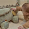 Little Dutch Safari Friends - Activiteitenknuffel Krokodil XL - Zacht - Groen