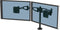 Fellowes Vista - Dubbele monitor arm - Voor 2 schermen tot 32 inch - Zwart