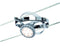 12V-kabelsysteem lamp Paulmann Cardano 94137 GU5.3 N/A Vermogen: 10 W N/A