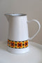 CABANAZ - schenkkan, Ramona, retro, keramiek, PITCHER, 1.6 liter, geel