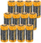 12x CR123 Een Li-ionbatterij met 3,7 volt, 760 mAh capaciteit inclusief batterijbox ideaal voor Arlo bewakingscamera, LED-zaklampen