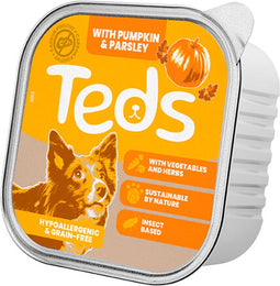12x Teds Natvoer met Insecten Pompoen & Peterselie 150 gr