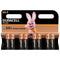 12x8 Duracell alkaline AA/LR6 op blister