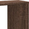 vidaXL - Wandschap - 100x15x70 - cm - bewerkt - hout - bruin - eikenkleurig
