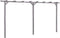 vidaXL - Pergola - 400x40x205 - cm - geïmpregneerd - grenenhout - grijs