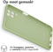 iMoshion Hoesje Geschikt voor Samsung Galaxy A12 Hoesje Siliconen - iMoshion Color Backcover - groen