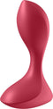 Satisfyer, anaalvibrator, anaalplug, 'Backdoor Lover', 11 cm, waterdicht, oplaadbaar, huidvriendelijke siliconen