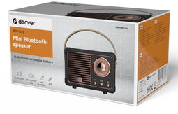Denver BTP-203 - Actieve speaker - Bluetooth 5.0 - Zwart