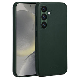 Accezz Samsung Galaxy S24 - Back Cover - MagSafe Leather - Cedar Green