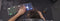 The G-Lab BARIUM - Gaming Muis Mat XXL - 900x450x2mm - Zwart