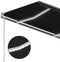 vidaXL - Luifel - handmatig - uittrekbaar - met - LED - 350x250 - cm - antracietkleur