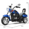Coast 6V - Elektro-motorfiets - 3 wielen met verstelbare koplamp en geluid - Blauw