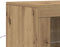 vidaXL - Sideboard - met - LED-verlichting - Artisan - Eiken - 41x37x100 - cm