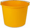 Emmer kunststof 12l geel