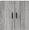 vidaXL - Wandkast - 60x31x60 - cm - bewerkt - hout - grijs - sonoma - eikenkleurig