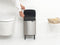 Brabantia Bo Hi Prullenbak - 7 liter - Ruimtebesparend - Matt Steel Fingerprint Proof