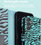 iMoshion Hoesje Geschikt voor Samsung Galaxy S23 FE Hoesje Met Pasjeshouder - iMoshion Design Bookcase smartphone - Meerkleurig / Black Blue Stripes