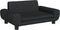 vidaXL Kinderbank 70x45x33 cm fluweel zwart