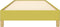vidaXL - Bedframe - stof - groen - 80x200 - cm