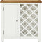 vidaXL - Wijnkast - 80x32x80 - cm - massief - eikenhout