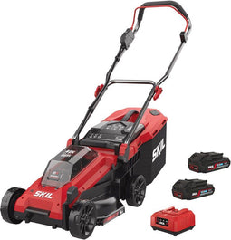 Skil 2 x 20V - Accugrasmaaier - 34 cm maaibreedte - 35 liter opvangcapaciteit - 74 dB geluid