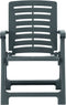vidaXL - Tuinstoelen - 2 - st - kunststof - groen