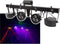 HQ-Power COMPACTE DJ-LICHTSET MET LASER - 2 LED-PAR + 2 DERBY