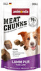 Animonda Meat Chunks Lam puur Adult smal 60gram -hondensnacks-hondensnoepjes-
