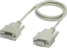 Phoenix VS-09-DSUB-20-LI - D-SUB-kabel 9-polig afgeschermd - 5 m - Grijs