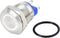 TRU COMPONENTS TC-10090908 GQ12-AF-10E/J/W/24V/S Vandalismebestendige drukschakelaar 48 V/DC 2 A 1x uit/(aan) Moment Wi