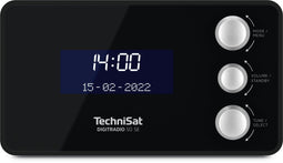 TechniSat DIGITRADIO 50 SE - Wekker Radio DAB+ FM - USB-oplader - Zwart