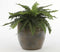 Mica Decorations Lester Bloempot - H31 x Ø33 cm - Terracotta - Donkergrijs