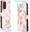iMoshion Hoesje Geschikt voor Samsung Galaxy A72 Hoesje Met Pasjeshouder - iMoshion Design Softcase Bookcase - Meerkleurig / Blossom Watercolor