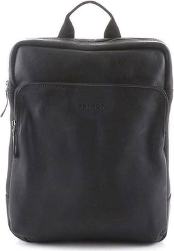 DSTRCT Raider Road Montana - Leren Rugtas - Laptopvak 15,6 inch - Zwart