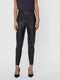 VERO MODA VMJANNI HW PU LEGGING - Dames Legging - Skinny fit - Zwart