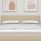 vidaXL - Hoofdbord - Simpel - Ontwerp - Lichtgroen - Grijs - 140 - cm - Corduroy - Stof