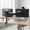 Maclean MC-136 - Monitorhouder voor 2 monitoren - 17-32 inch - tot 10kg - Gasveren - Zwart
