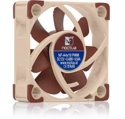 Noctua NF-A4x10 PWM - Ventilator 40mm - 19,6dB(A) - Beige/Rood
