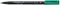 Viltstift Staedtler Lumocolor 318 permanent F groen - 10 stuks